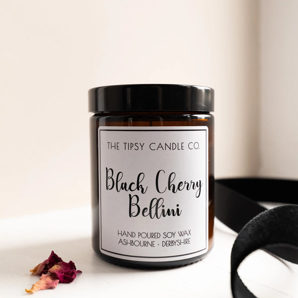 Black Cherry Bellini - The Tipsy Candle Co – Home Fragrance Gifts East Kilbride