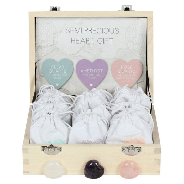 Crystal Heart Sentiment Stone Keepsakes Pretty Little Things 