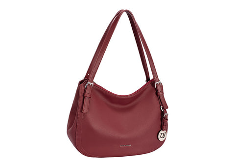David Jones Shoulder Bag Wine