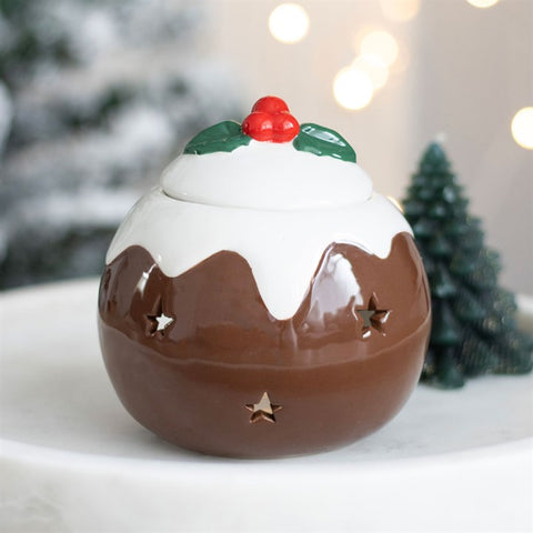 Christmas Pudding Wax & Oil Burner