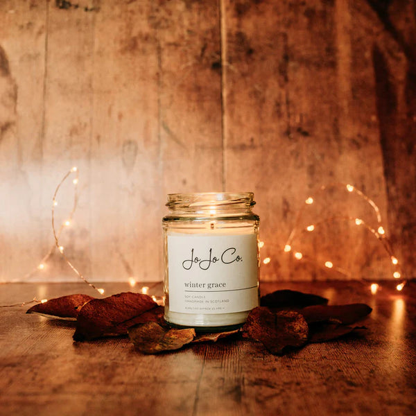 JoJo Co Soy Wax Candle Winter Grace