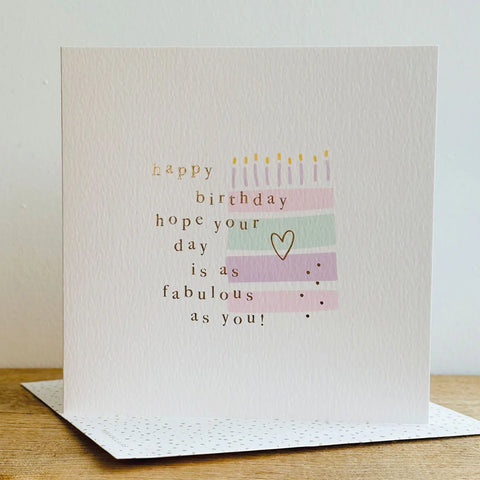 Fabulous Birthday Card