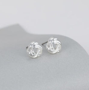 Earrings – Knot Silver Earrings Pretty Little Things 