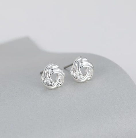 Earrings – Knot Silver Earrings Pretty Little Things 