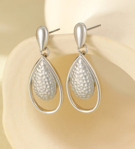 Drops Silver Earrings