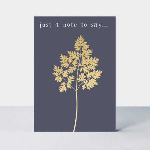 Card – Just A Note To Say Cards Other Occasions & Blank Rachel Ellen 