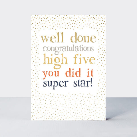 Card – Well Done Cards Congratulations Rachel Ellen 
