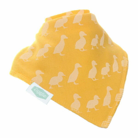 Ziggle Baby Bib Ducks. New Baby Gift.