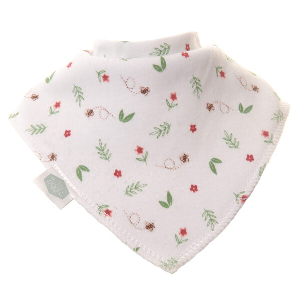 Ziggle Baby Bib Set Bunnies. New Baby Gift.