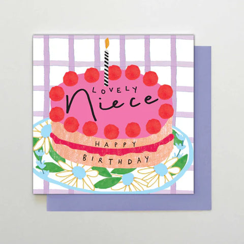 Happy Birthday Lovely Niece Card – Colourful Niece Birthday Card