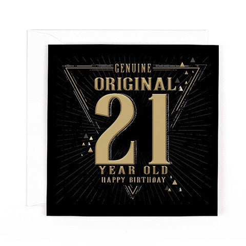 21st Birthday Card Cards Birthday Ages Carte Blanche 