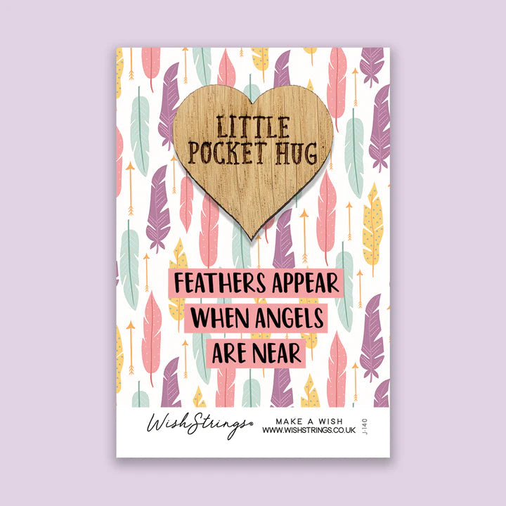 Pocket Hug – Feathers Appear Keepsakes WishStrings 