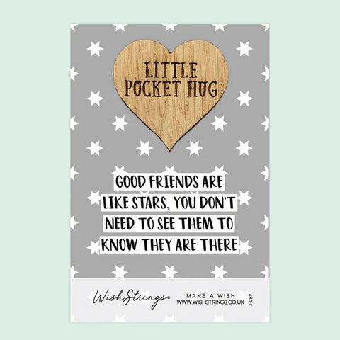 Pocket Hug – Friends Are Like Stars Keepsakes WishStrings 