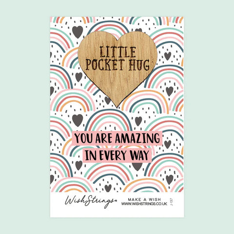 Pocket Hug – You Are Amazing Keepsakes WishStrings 