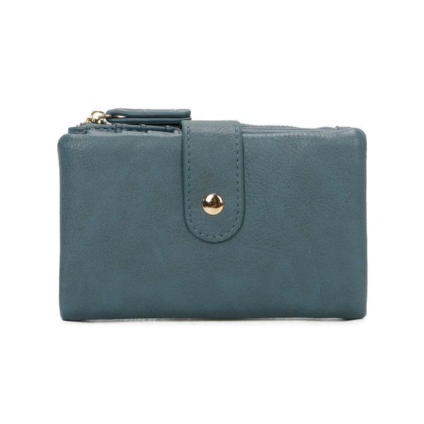 Button Purse in Blue