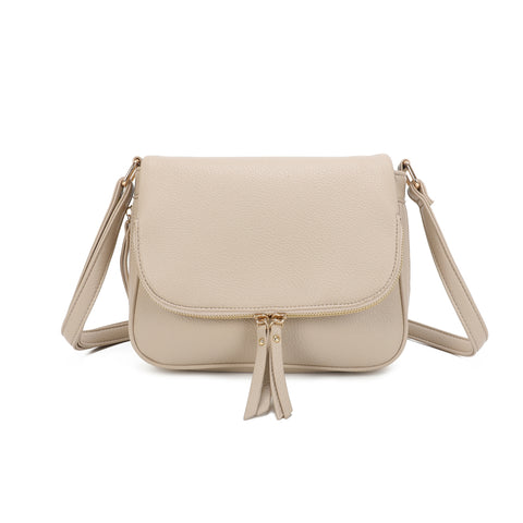 Nude cross body handbag for her