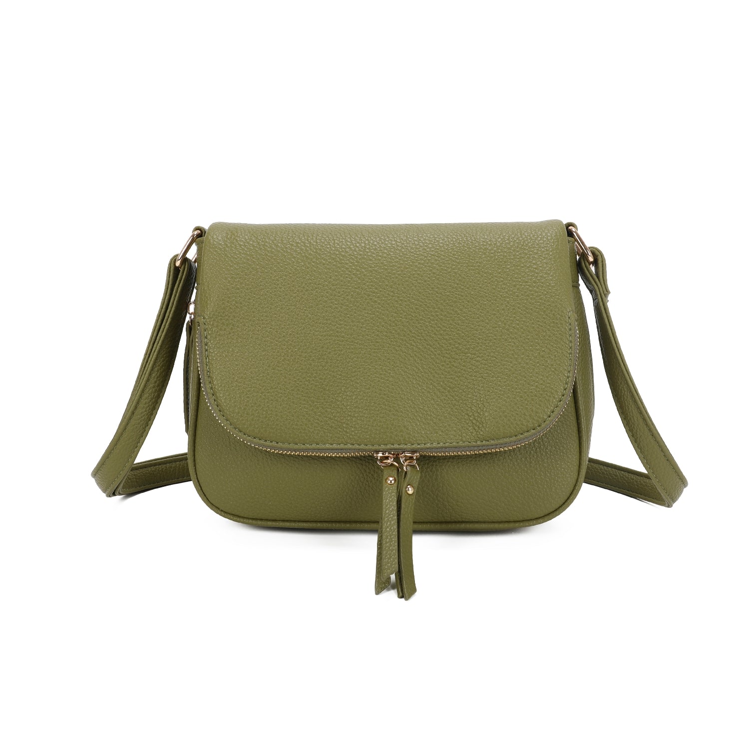 Green crossbody handbag for her