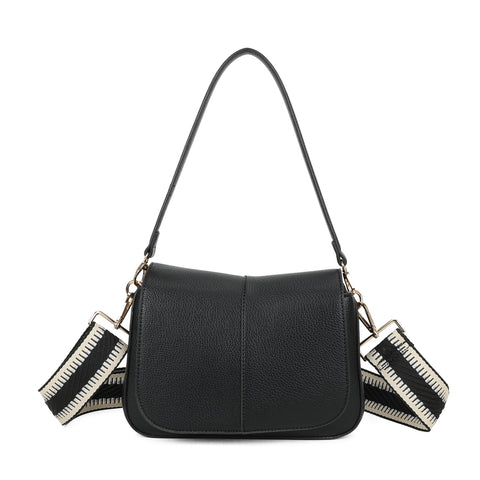 Black Shoulder Crossbody handbag gift shop East Kilbride