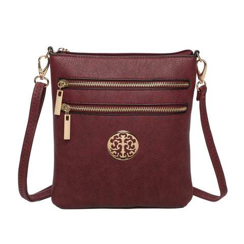 Crossbody Bag in Burgundy