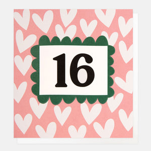 16th Birthday Card Caroline Gardner