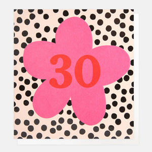 30th Birthday Card Caroline Gardner