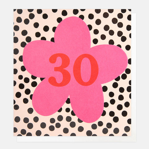 30th Birthday Card Caroline Gardner