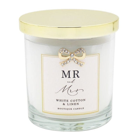Mr & Mrs Wedding Candle Candles Pretty Little Things 