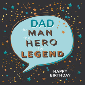 Dad Happy Birthday Card Cards Birthday Male Relation Hammond Gower 