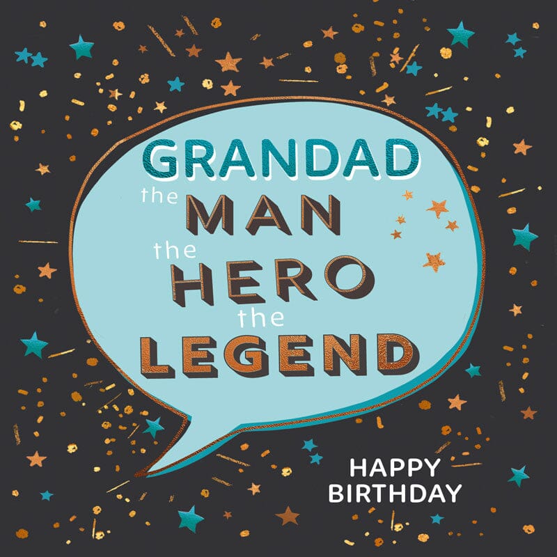 Grandad Happy Birthday Card Cards Birthday Male Relation Hammond Gower 