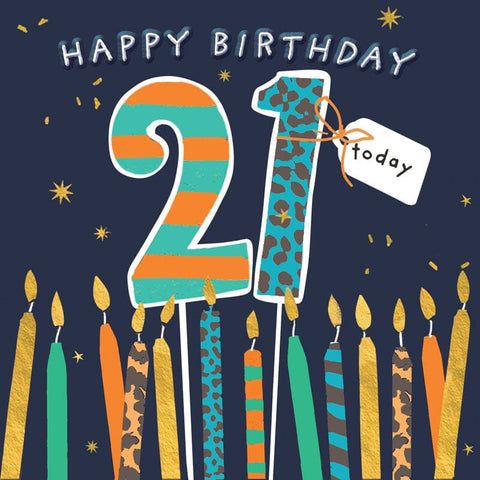 21 Today Card Cards Birthday Ages Hammond Gower 