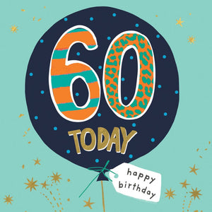 60 Today Card Cards Birthday Ages Hammond Gower 