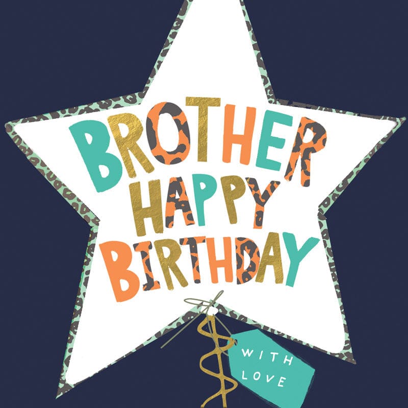 Brother Happy Birthday Card Cards Birthday Male Relation Hammond Gower 