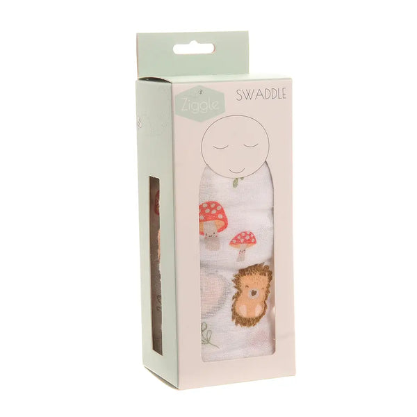 Ziggle Baby Swaddle Hedgehog. New baby gifts East Kilbride