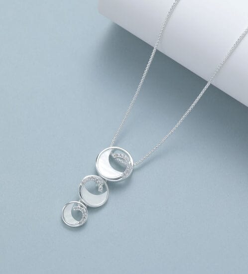 Necklace – Sparkle Curve Silver Necklaces Pretty Little Things 