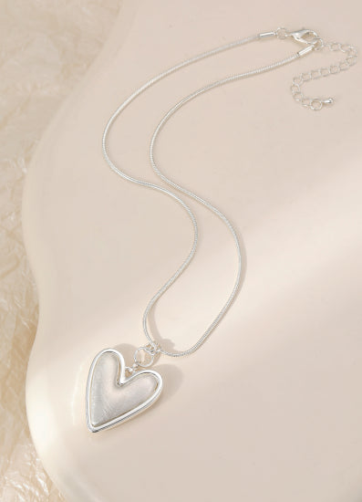 Heart Silver Necklace