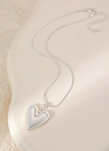 Heart Silver Necklace