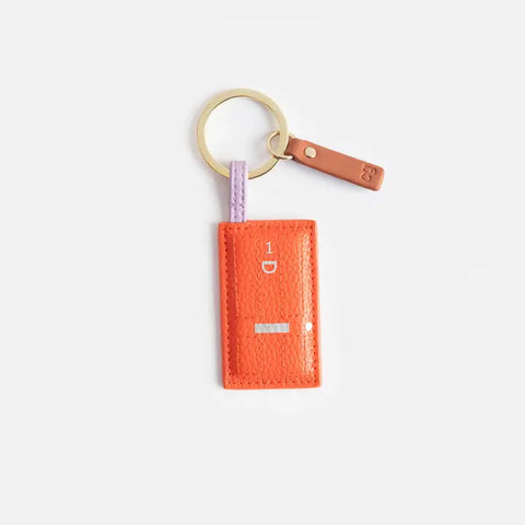 Orange front door keychain by Caroline Gardner
