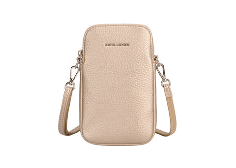 David Jones Phone Bag Gold
