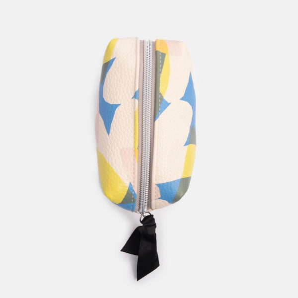 Mini Cube Cosmetic Bag Confetti Hearts | Caroline Gardner