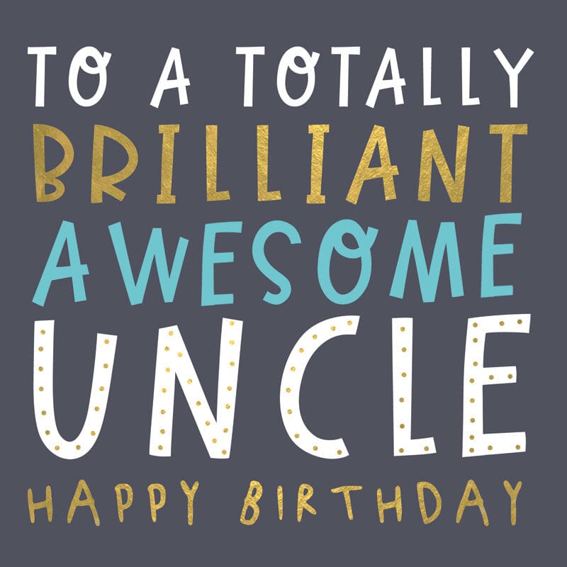 Uncle Happy Birthday Card Cards Birthday Male Relation Hammond Gower 