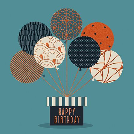 Happy Birthday Balloons Card Gift Shop East Kilbride