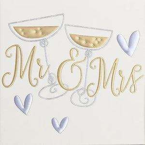Card – Mr & Mrs Cards Wedding Wendy Jones Blackett 