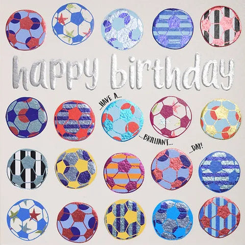 Card – Birthday Football Cards Birthday General Wendy Jones Blackett 