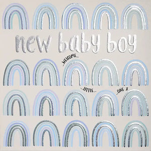 Card – Baby Boy Rainbows Cards Baby Wendy Jones Blackett 