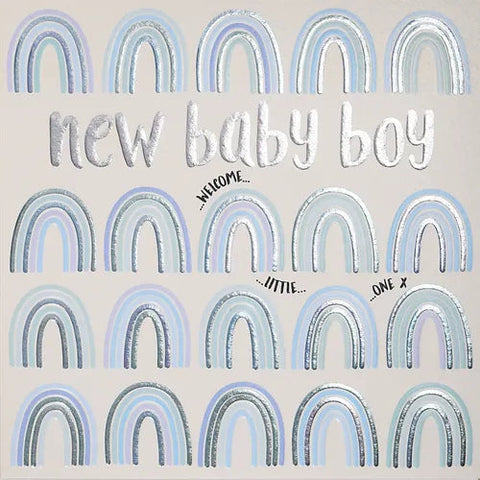 Card – Baby Boy Rainbows Cards Baby Wendy Jones Blackett 