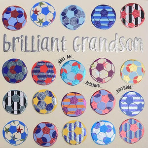 Card – Brilliant Grandson Birthday Cards Birthday Male Relation Wendy Jones Blackett 