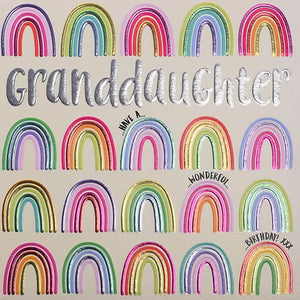 Card – Granddaughter Birthday Cards Birthday Female Relation Wendy Jones Blackett 