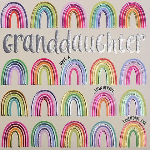 Card – Granddaughter Birthday Cards Birthday Female Relation Wendy Jones Blackett 