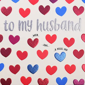 To My Husband Valentine Card