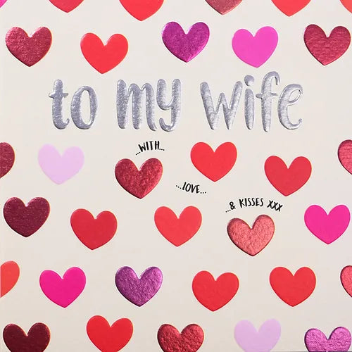 To My Wife Valentine Card